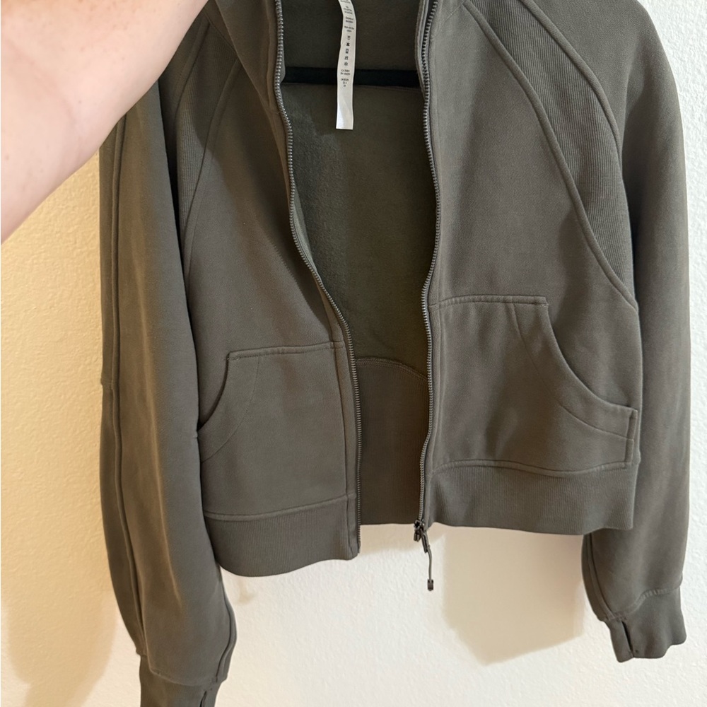 Lululemon Athletica Green Bomber Jacket